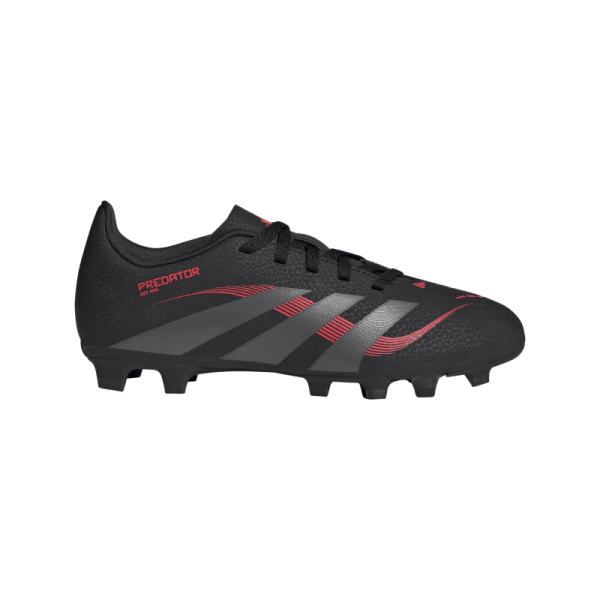 adidas Predator Club FG/MG Kinder - schwarz/rot/silber