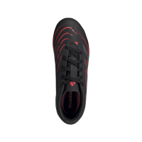 adidas Predator Club FG/MG Kinder - schwarz/rot/silber