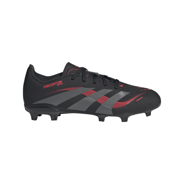 adidas Predator League FG/MG Kinder - schwarz/rot/silber