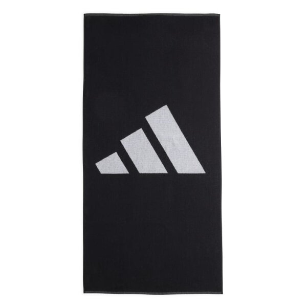 adidas Handtuch groß (70 x 140cm) - schwarz/weiß