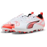 Puma Ultra 5 Play MG Kinder - wei&szlig;/rot/schwarz