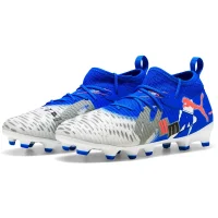 Puma Future 8 Match Forever FG/AG Kinder - wei&szlig;/blau/orange