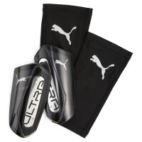 Puma Ultra Flex Sleeve Schienbeinschoner - schwarz/silber