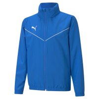 Puma teamRISE Allwetterjacke Kinder - blau/weiß