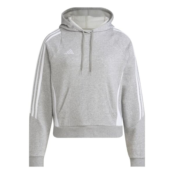 adidas Tiro 24 Sweat Hoodie Damen - grau/weiß