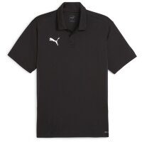 Puma teamGOAL Poloshirt Herren - schwarz/weiß