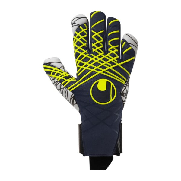 uhlsport Prediction Ultragrip HN Torwarthandschuhe - navy/weiß/neongelb