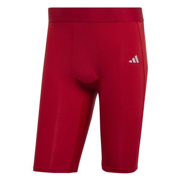 adidas Techfit Tight kurze Leggings Herren - rot