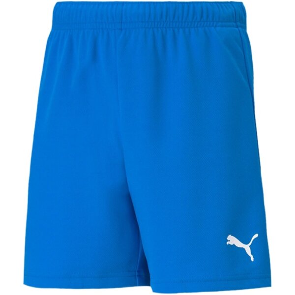 Puma teamRISE Shorts Kinder - blau/weiß