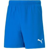 Puma teamRISE Shorts Kinder - blau/wei&szlig;