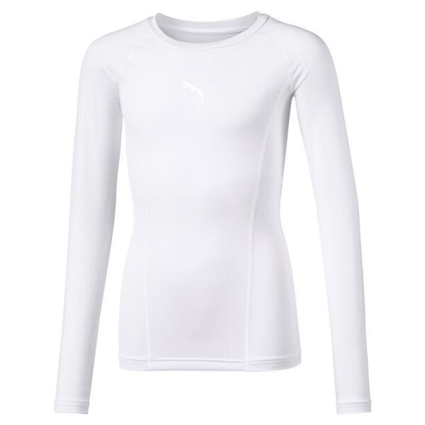 BMG x Puma Liga Baselayer Langarm Shirt Kinder - weiß