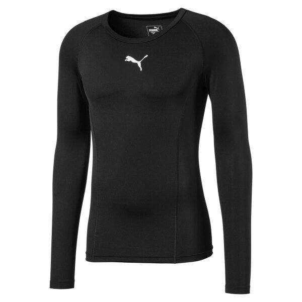 BMG x Puma Liga Baselayer Langarm Shirt Herren - schwarz