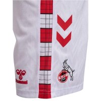 hummel 1. FC K&ouml;ln Shorts Home 24/25  Kinder - wei&szlig;/rot