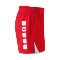 Erima Classic 5-C Shorts Damen - rot/wei&szlig;