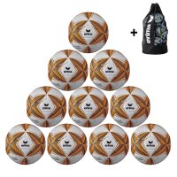 10x Erima Fußball Senzor-Star Training Gr. 5 + Ballsack -...