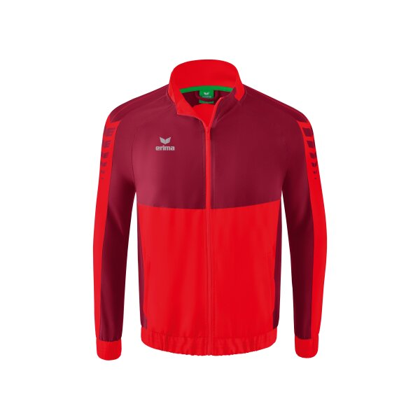 Erima Six Wings Präsentationsjacke Kinder - rot/bordeaux