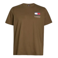 Tommy Hilfiger Essential Logo T-Shirt Herren - olive