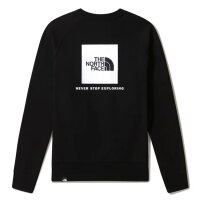 The North Face Ranglan Redbox Sweatshirt Herren - schwarz