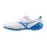 Mizuno Morelia Neo IV Pro AG Herren - weiß/blau/gold