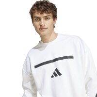 adidas Z.N.E. Sweatshirt Herren - wei&szlig;/schwarz