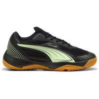 Puma Solarflash III Hallenschuhe Kinder - schwarz/gr&uuml;n