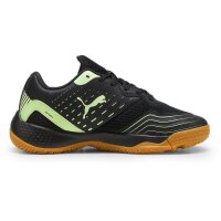 Puma Solarflash III Hallenschuhe Kinder - schwarz/gr&uuml;n