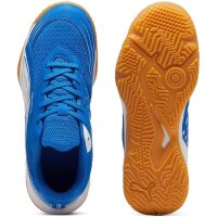 Puma Solarflash III Hallenschuhe Kinder - blau/wei&szlig;