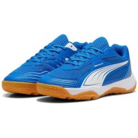 Puma Solarflash III Hallenschuhe Kinder - blau/wei&szlig;