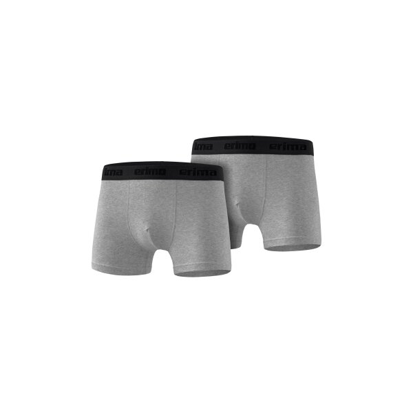 Erima 2-Pack Boxershorts Herren - grau