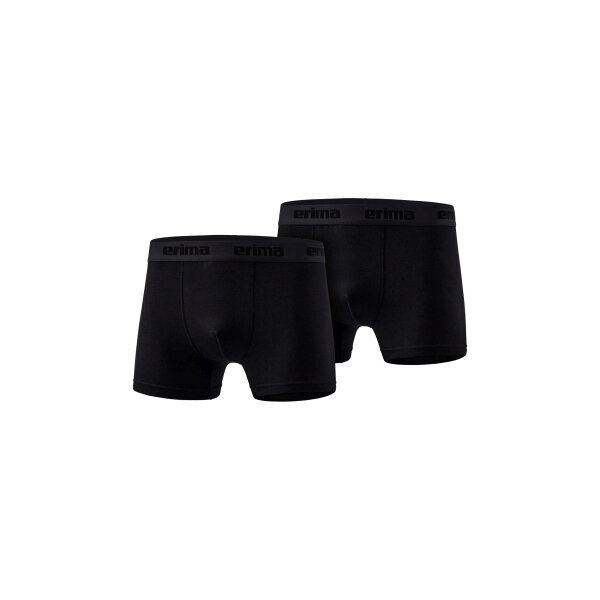 Erima 2-Pack Boxershorts Herren - schwarz