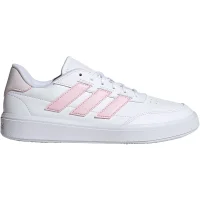 adidas Courtblock Sneaker Damen - wei&szlig;/rosa