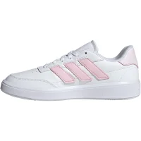 adidas Courtblock Sneaker Damen - wei&szlig;/rosa