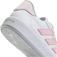 adidas Courtblock Sneaker Damen - wei&szlig;/rosa