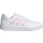 adidas Courtblock Sneaker Damen - weiß/rosa