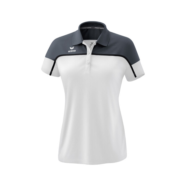 Erima Change by erima Poloshirt Damen - weiß/slate grey/schwarz