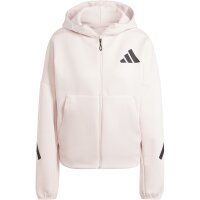 adidas Z.N.E. Full-Zip Hoodie Damen - rosa/schwarz