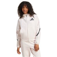 adidas Z.N.E. Full-Zip Hoodie Damen - rosa/schwarz