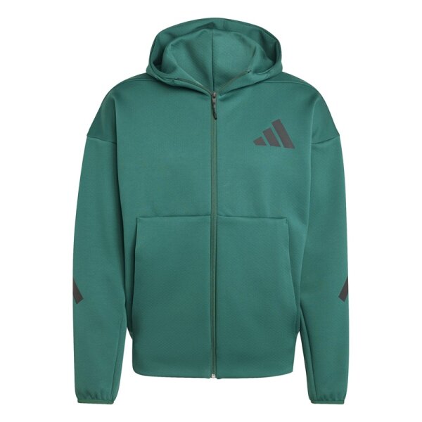 adidas Z.N.E. Full-Zip Hoodie Herren - grün/schwarz