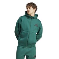 adidas Z.N.E. Full-Zip Hoodie Herren - grün/schwarz