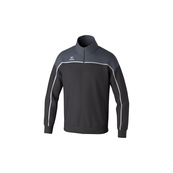 Erima Change by erima Trainingsjacke Kinder - black grey/slate grey/weiß