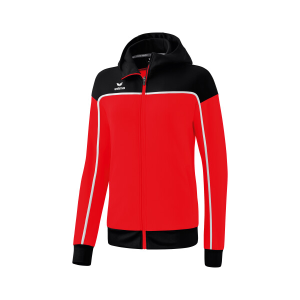 Erima Change by erima Trainingsjacke mit Kapuze Damen - rot/schwarz/weiß