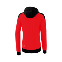 Erima Change by erima Trainingsjacke mit Kapuze Damen - rot/schwarz/wei&szlig;