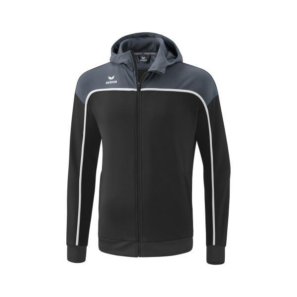 Erima Change by erima Trainingsjacke mit Kapuze Herren - black grey/slate grey/weiß