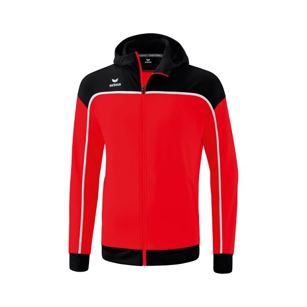 Erima Change by erima Trainingsjacke mit Kapuze Herren - rot/schwarz/weiß