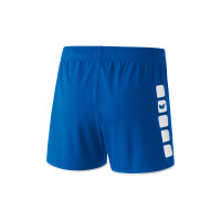 Erima Classic 5-C Shorts Damen - new royal/wei&szlig;