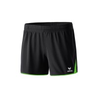 Erima Classic 5-C Shorts Damen - schwarz/grün