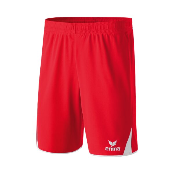 Erima Classic 5-C Shorts Herren - rot/weiß