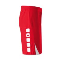 Erima Classic 5-C Shorts Herren - rot/wei&szlig;