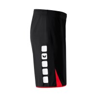 Erima Classic 5-C Shorts Kinder - schwarz/rot