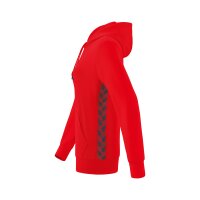 Erima Essential Team Kapuzensweat Damen - rot/slate grey